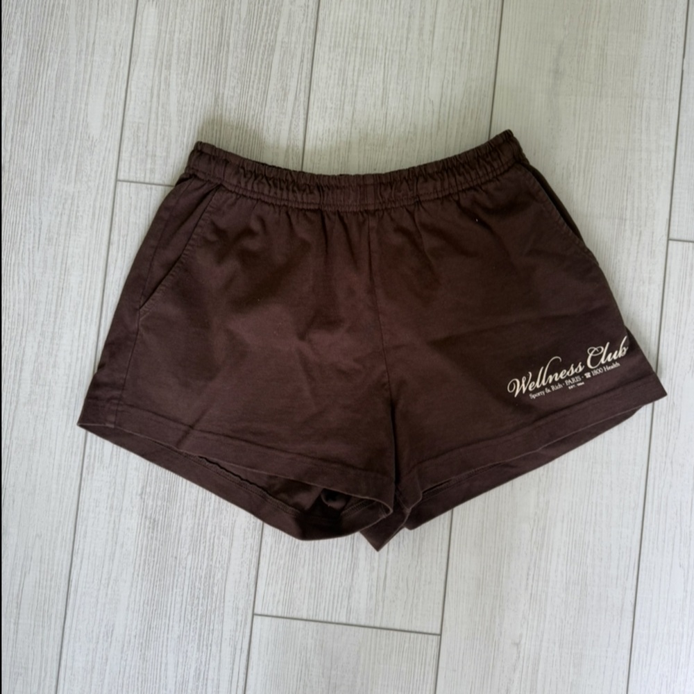 Women Sporty and Rich Brown Shorts